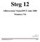 Steg 12 Affärssystem Visma/SPCS Adm 1000 Windows 7/8