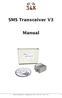 SMS Transceiver V3 Manual