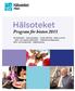 Program för hösten 2015