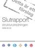 Slutrapport. strukturutredningen 2009-02-02