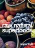 raw natural superfoods