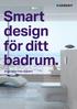 Smart design för ditt badrum. Inspiration från Geberit