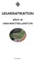 LEDARINSTRUKTION BÖRJE SK UNGDOMSFOTBOLLSSEKTION. Rev. 2008-04-14