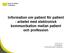 Information om patient för patient - arbetet med elektronisk kommunikation mellan patient och profession