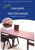 crescendo TIME FOR CHANGE Vi valde crescendo system S Y S T E M