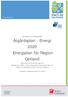 Åtgärdsplan - Energi 2020 Energiplan för Region Gotland