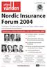 Nordic Insurance Forum 2004