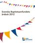 Svenska Baptistsamfundets årsbok 2012