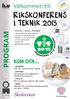 Rikskonferens i Teknik 2015