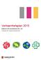 Verksamhetsplan 2015. 2 december 2014, reviderad 9 december 2014