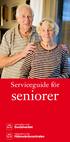 Serviceguide för. seniorer