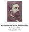 Historien om Arvid Wennersten. * 30 augusti 1844 23 september 1901