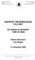 RAPPORT OM NORRLANDS TILLVÄXT. En analys av perioden 1993 till 2002