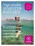 Noga utvalda SEMESTER- BOENDEN