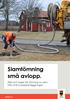 Slamtömning små avlopp. Råd och regler för tömning av slam från små avloppsanläggningar. orebro.se