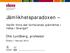 Jämlikhetsparadoxen. Olle Lundberg, professor. Varför finns det fortfarande ojämlikhet i hälsa i Sverige? Örebro 1 februari 2013