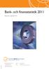 Bank- och finansstatistik 2011