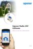 Uponor Radio 24V U@home INSTALLATION OCH HANDLEDNING