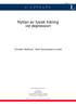 C-UPPSATS. Nyttan av fysisk träning vid depression