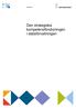 2009/99-5. Den strategiska kompetensförsörjningen i statsförvaltningen