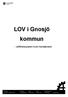 LOV i Gnosjö kommun. - valfrihetssystem inom hemtjänsten