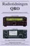 Radiotidningen QRO nr 4-2011 utgiven av Göteborgs Sändareamatörer. Medlemsblad för Göteborgs Sändareamatörer Årgång 60 nr 4 April 2011