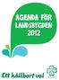 agenda för landsbygden 2012