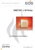 EMOTEC L 09 Relay IPX4 D. Monterings- och bruksanvisning MADE IN GERMANY. DruckNr.: 29344292sw / -28.12