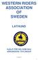 WESTERN RIDERS ASSOCIATION OF SWEDEN