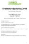 Kvalitetsredovisning 2013