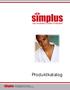 Produktkatalog. sid 1. Tel 023-23 000 Fax 023-79 36 15 leverans@simplus.se www.simplus.se