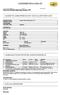 SÄKERHETSDATABLAD. Senaste ändring: 2005-03-01 Internt nr: Ersätter datum: Pennzoil Wheel Bearing Grease 707