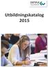 Utbildningskatalog 2015