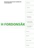 Försvarets materielverks handbok för Fordonssäkerhet H FORDONSÄK