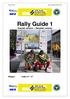 Rally Guide 1 Svensk version Swedish version Bilagor sidan 31-47