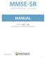 MMSE-SR. Mini Mental State Examination - Svensk Revidering MANUAL