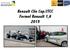 Renault Clio Cup/JTCC Formel Renault 1,6 2015