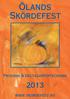 Ölands Skördefest. Program & Deltagarförteckning. www.skordefest.nu