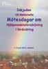 Inbjudan till Nationella Mötesdagar om Hjälpmedelsförsörjning i förändring 1 2 juni 2010, Kalmar