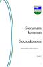 Storumans kommun. Socioekonomi. Sammanställd av Ralph Johansson 2011-09-27