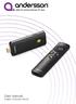 ADS 2.0 Android Smart-TV stick. User manual English Svenska Norsk