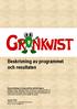 Beskrivning av programmet och resultaten