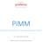 PIMM PROFECTO INFRASTRUCTURE MANAGEMENT MODEL ETT WHITEPAPER OM PIMM