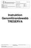 Instruktion Genomförandewebb TRESERVA