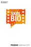 SKOL BIO PROGRAM höstterminen 2015