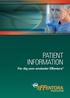 patient information För dig som använder Effentora