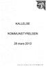 KALLELSE KOMMUNSTYRELSEN. 28mars 2012 UDDEVALLA KOMMUN