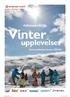 minnesvärda Vinter upplevelser Verksamhetsberättelse 2007/08