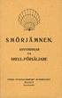 SMORJAMNEN. SHELL-FÖRSÄLJARE ANVISNINGAR MASUT FÖR FINSKA PETROLEUMIMPORT AKTIEBOLAGET HELSINGFORS