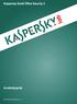 Kaspersky Small Office Security 2 Användarguide